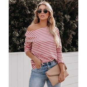 January Cotten Striped Long Sleeve T